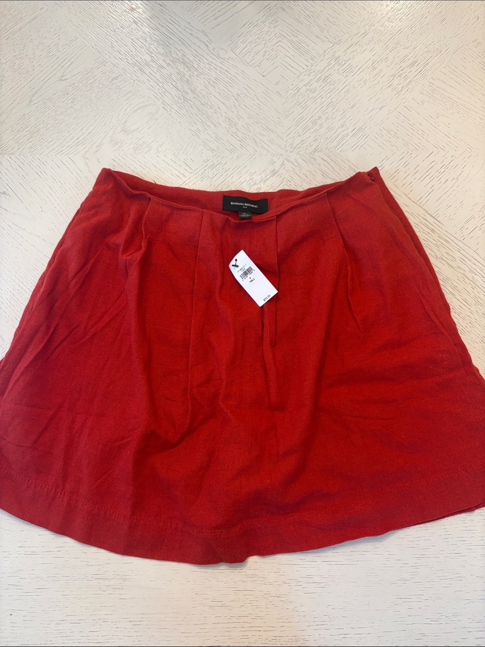 Banana Republic Red Circle Skort